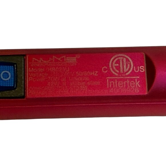 NuMe Magic Curling Wand 25mm Pink & Black Barrel - Picture 6 of 6